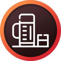 Thermos kreatives Icon-Design vektor