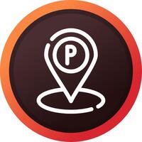 Parken kreatives Icon-Design vektor