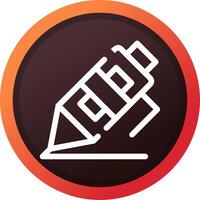 Stift kreatives Icon-Design vektor