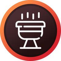 BBQ kreatives Icon-Design vektor