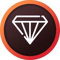 Diamant kreatives Icon-Design vektor