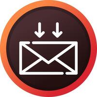 E-Mail kreatives Icon-Design vektor