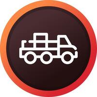 Mover Truck kreatives Icon-Design vektor