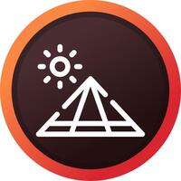 Pyramide kreatives Icon-Design vektor