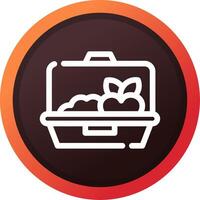 Lunchbox kreatives Icon-Design vektor