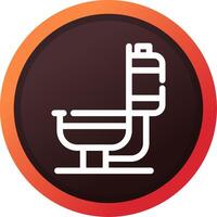 Toilette kreatives Icon-Design vektor