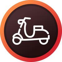 Scooter kreatives Icon-Design vektor