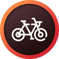 Fahrrad kreatives Icon-Design vektor