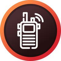 Walkie-Talkies kreatives Icon-Design vektor