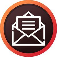 E-Mail kreatives Icon-Design vektor