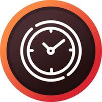 Uhr kreatives Icon-Design vektor