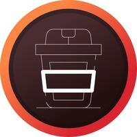 Kaffee kreatives Icon-Design vektor