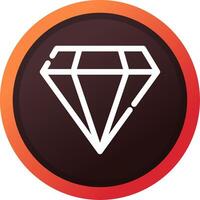 Diamant kreatives Icon-Design vektor