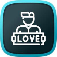 liebe kreatives Icon-Design vektor