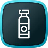 Wasserflasche kreatives Icon-Design vektor