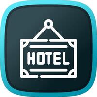 Hotel kreatives Icon-Design vektor