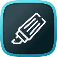 Textmarker kreatives Icon-Design vektor