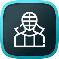 Kendo kreatives Icon-Design vektor