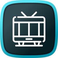 TV-kreatives Icon-Design vektor