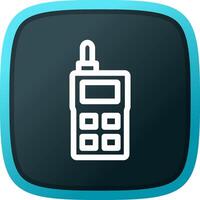 Walkie-Talkie kreatives Icon-Design vektor