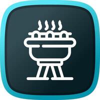 Grill kreatives Icon-Design vektor