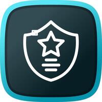 Sheriff kreatives Icon-Design vektor