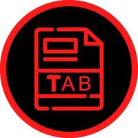 Tab kreativ Symbol Design vektor