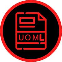 uoml kreativ Symbol Design vektor