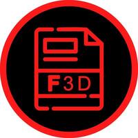 f3d kreativ Symbol Design vektor