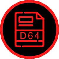 d64 kreativ Symbol Design vektor