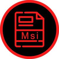 msi kreativ Symbol Design vektor