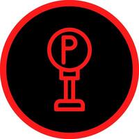 Parkschild kreatives Icon-Design vektor