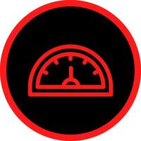 Tachometer kreativ Symbol Design vektor