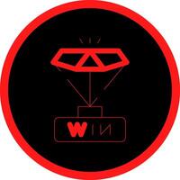 Gewinner kreatives Icon-Design vektor