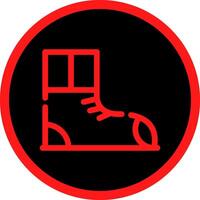 Stiefel kreatives Icon-Design vektor