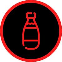 Milch Flasche kreativ Symbol Design vektor
