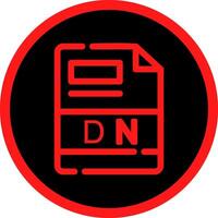 dn kreativ Symbol Design vektor