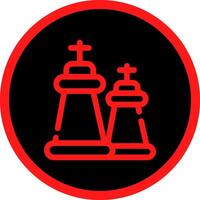 Schach kreatives Icon-Design vektor