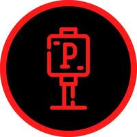 Parkschild kreatives Icon-Design vektor