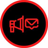 Email Direkte Marketing kreativ Symbol Design vektor