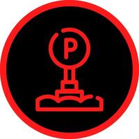 Parkschild kreatives Icon-Design vektor