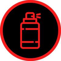 Haarspray kreatives Icon-Design vektor