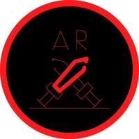 ar Kampf kreativ Symbol Design vektor