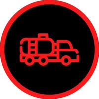 Tankwagen kreatives Icon-Design vektor