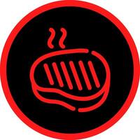 Steak kreatives Icon-Design vektor