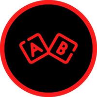 ABC blockera kreativ ikon design vektor