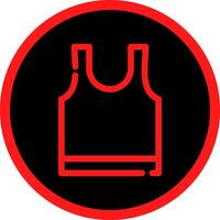 Tanktop kreatives Icon-Design vektor