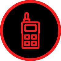 Walkie-Talkie kreatives Icon-Design vektor