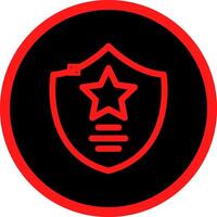 Sheriff kreatives Icon-Design vektor