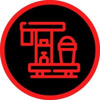 Reinigungswagen kreatives Icon-Design vektor